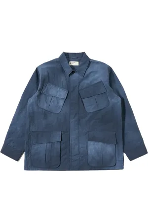 Universal Works Jakke, Herre, Blå, XL, Polyester, Navy Jungle Jacket Loose Fit