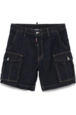 Dsquared2 Shorts, Herre, Blå, S, Uld, Stilfuldt Mode Tøj Kollektion