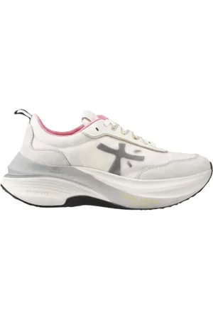 Premiata Sko, Dame, Hvid, 37 EU, Moderne Hvide Sneakers