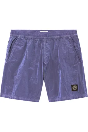 Stone Island Badetøj, Herre, Lilla, M, Nylon, Iridescent Nylon Metal Badetøj i Lavendel