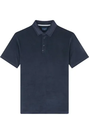 Paul & Shark Top, Herre, Blå, L, Blød Toweling Skjorte
