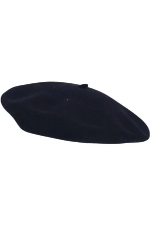 Maison Margiela Tilbehør, Herre, Blå, M, Uld, Blå Uld Beret Hat Mænd