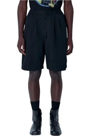 JUNYA WATANABE Shorts, Herre, Sort, S, Polyester, Mid Rise Skræddersyede Shorts i Plain Weave