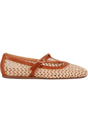 Ancient Greek Sandals Sko, Dame, , 36 EU, Raffia T-strop Ballerina Sko