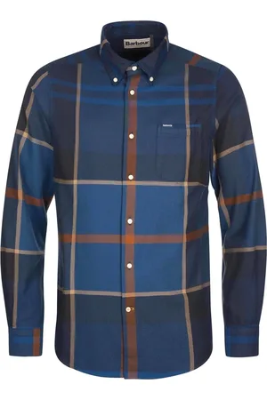 Barbour Skjorte, Herre, Flerfarvet, L, Bomuld, Ternede Dunoon Skjorte