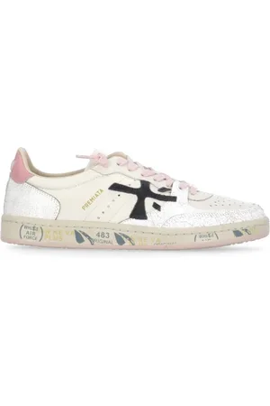 Premiata Sko, Dame, , 36 EU, Læder, Istrice Sneakers Ivory