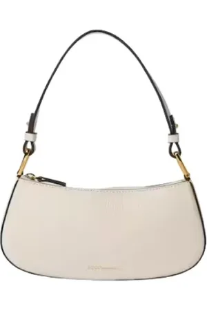 Coccinelle Taske, Dame, Hvid, ONE SIZE, Læder, Hvid Lædertaske med Blød Finish