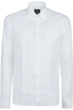 Orian Skjorte, Herre, Hvid, XS, Langærmet Slim Skjorte