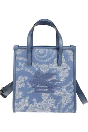 Etro Taske, Dame, Blå, ONE SIZE, Elegant Trotter Shopping Bag