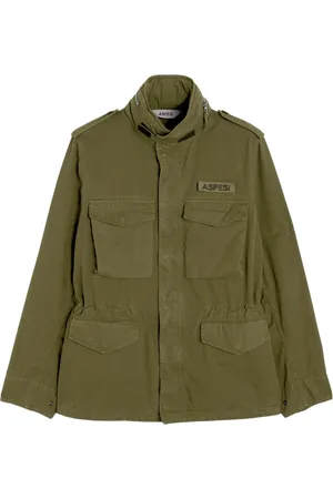 Aspesi Jakke, Herre, Grøn, M, Bomuld, Vento Man Jacket