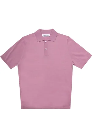 Samsøe Samsøe Top, Herre, Lyserød, XL, Strik Rosa Polo Sweater