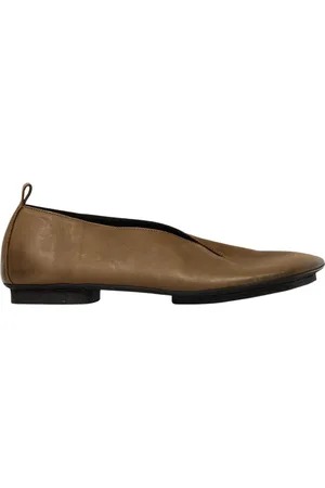 UMA WANG Sko, Dame, Grøn, 39 EU, Læder, Grøn Læder Ballet Flats