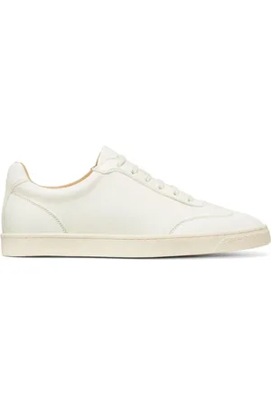 Brunello Cucinelli Sko, Herre, Hvid, 42 EU, Læder, Off- Læder Sneakers til Mænd