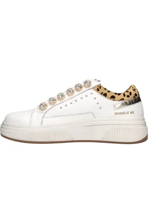 Emanuélle vee Sko, Dame, Hvid, 38 EU, Læder, Sneakers Hvid