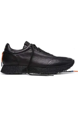 Barracuda Sko, Dame, Sort, 40 EU, Læder, Farverig Bag Sneaker med Gummisål