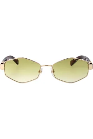 Marc Jacobs Tilbehør, Dame, Gul, 55 MM, Uld, Stilfulde solbriller til solrige dage