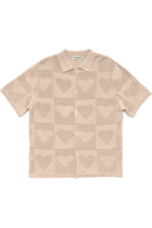 CARNE BOLLENTE Skjorte, Herre, , XL, Bomuld, Grafisk Jacquard Skjorte