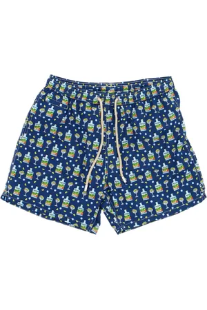 MC2 SAINT BARTH Badetøj, Herre, Blå, L, Blå Havtøj Svømmeshorts