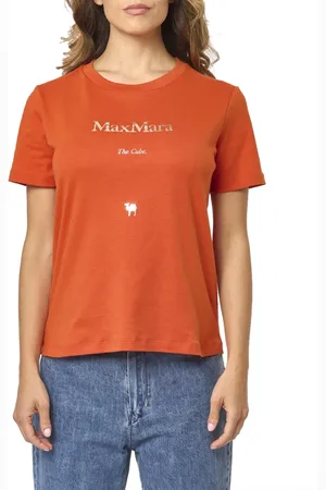 Max Mara Top, Dame, , S, Bomuld, Sweater med Print