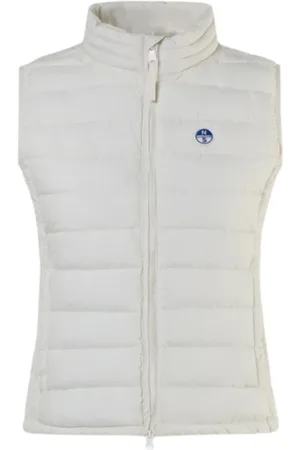 North Sails Jakke, Dame, Hvid, S, Bomuld, Outdoor Vindtæt Quiltet Gilet Naomi