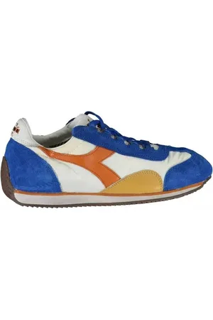 Diadora Sko, Dame, Flerfarvet, 36 EU, Bomuld, Elegant Kontrast Snøresneakers