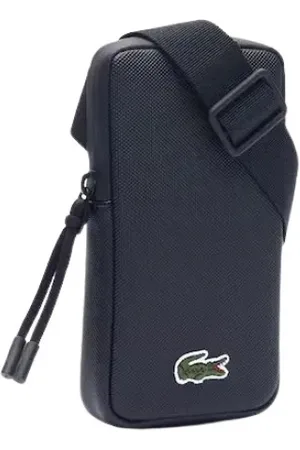 Lacoste Tilbehør, Dame, Sort, ONE SIZE, Urban stoftelefon taske med rem