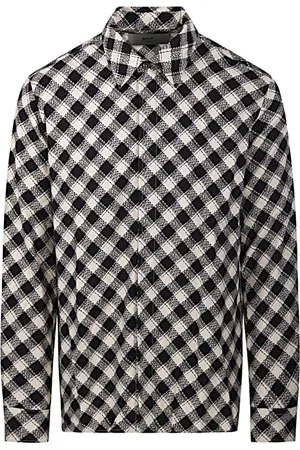 Ami Skjorte, Herre, Flerfarvet, 2XL, Uld, Stilfuld Skjorte til Mænd