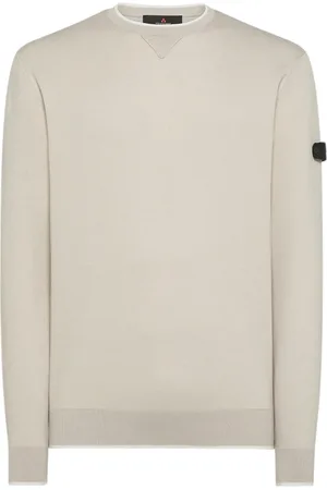 Peuterey Sweathshirts & Hoodies, Herre, , 2XL, Bomuld, Crewneck Sweater med Logo Detalje