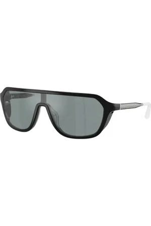 Oliver Peoples Tilbehør, unisex, Sort, ONE SIZE, Sporty Maske med Siderbeskyttelser