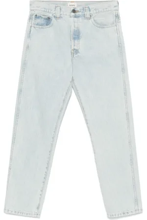 Khaite Jeans, Dame, Blå, W27, Bomuld, Lys Blå Knapp Fly Jeans