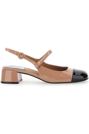 Jeffrey Campbell Sko, Dame, , 36 EU, Læder, Slingback Pumps med Lav Hæl