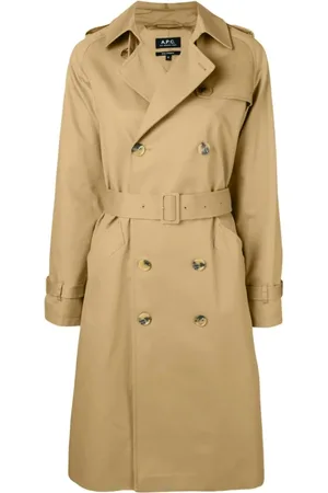 A.P.C. Frakke, Dame, , S, Bomuld, Bomuld Trenchcoat