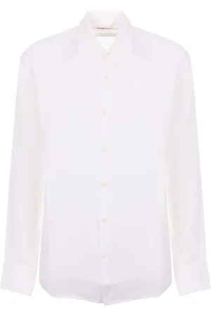 MC2 SAINT BARTH Skjorte, Herre, Hvid, 2XL, Linned, Linned T-shirt