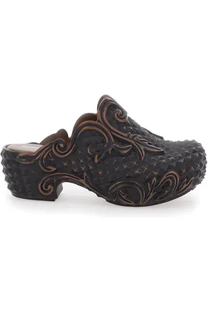 Melissa Sko, Dame, Brun, 41 1/2 EU, Brun Sandaler Court Clog Projekt