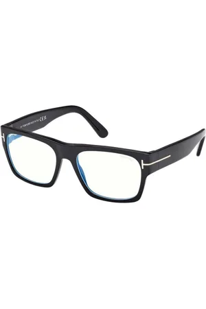 Tom Ford Tilbehør, unisex, Sort, 55 MM, Uld, Stilfulde Briller Sort Ramme