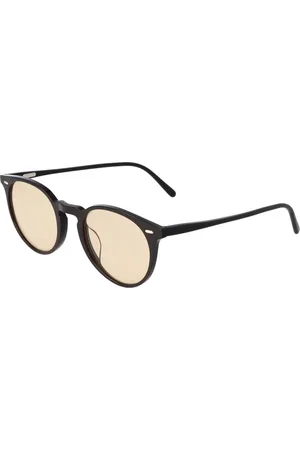 Oliver Peoples Tilbehør, unisex, Sort, 48 MM, Klassiske runde stelbriller