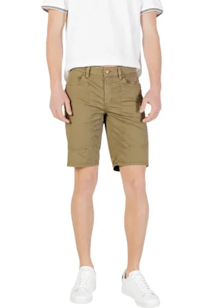 Jeckerson Shorts, Herre, Grøn, W31, Bomuld, Slim Fit Bermuda Shorts til Mænd