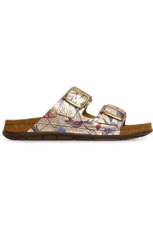 Rohde Sko, Dame, Flerfarvet, 42 EU, Uld, Guld Mix Damesandal Kollektion
