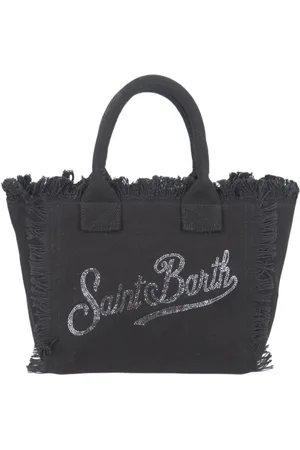 MC2 SAINT BARTH Taske, Dame, Sort, ONE SIZE, Bomuld, Bomuld Skuldertaske