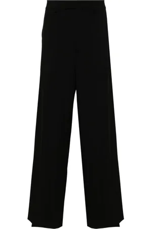 Vetements Bukser, Dame, Sort, S, Uld, Højtaljede vidde bukser