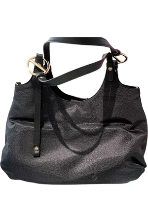 Borbonese Taske, Dame, Sort, ONE SIZE, Uld, Stilfuld AH1 Håndtaske