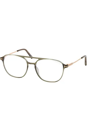 Tom Ford Tilbehør, unisex, Grøn, 54 MM, Uld, Stilfulde solbriller i sort