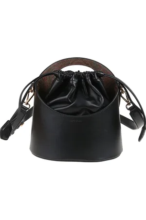 Etro Taske, Dame, Sort, ONE SIZE, Uld, Stilfuld Saturno Bucket Taske