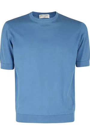 FILIPPO DE LAURENTIIS Top, Herre, Blå, 4XL, Bomuld, Blød Bomuld Delave Skjorte