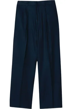 NN.07 Bukser, Herre, Blå, W32, Linned, Navy Twill Bukser