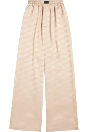 Balenciaga Bukser, Dame, , XS, Satin, Monogram Satin Pyjamas Bukser