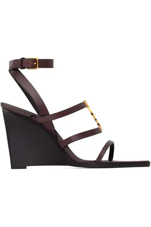 Saint Laurent Sko, Dame, Brun, 36 EU, Sommer Sandaler 2023 Kollektion