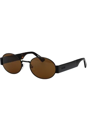 Moschino Tilbehør, unisex, Sort, 55 MM, Uld, Stilfulde solbriller Mos185/S