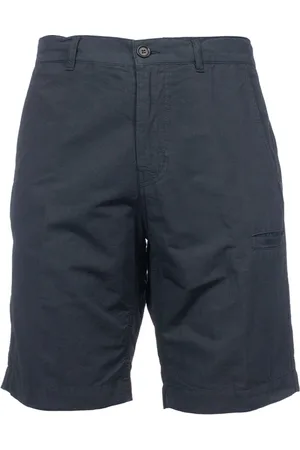 Aspesi Shorts, Herre, Blå, S, Bomuld, Bomuld Linned Bermuda Slim Fit