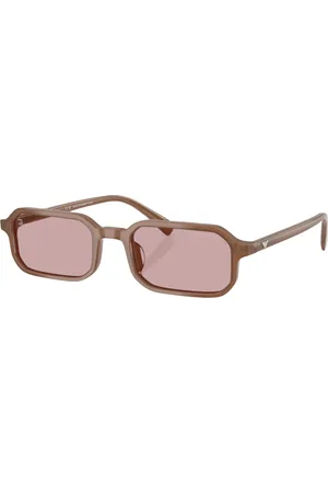 Emporio Armani Tilbehør, unisex, Brun, 54 MM, Uld, Stilfulde solbriller 4253U 627173
